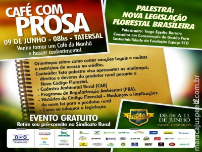 Maracaju: Evento “Café com Prosa” na 49ª Expomara