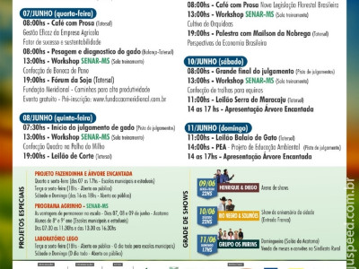 Maracaju: Programação Oficial da Expomara 2017
