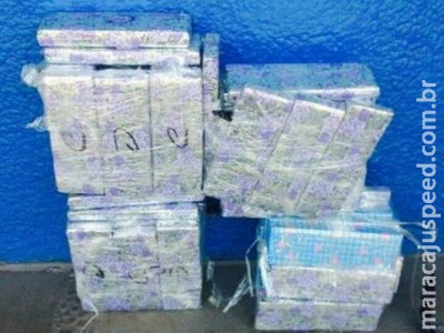 PM prende dois passageiros com 60 quilos de maconha