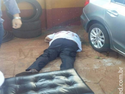 Policial Civil aposentado é executado no centro de Maracaju