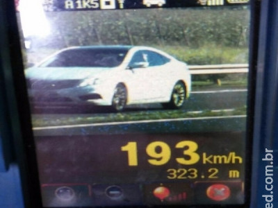 Veículo é flagrado a 193 km/h na BR-163 em MS