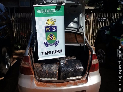 PM de Itahum apreende 650 quilos de maconha