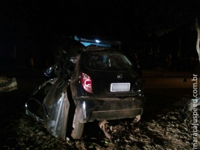 Adolescente morre, e três jovens ficam feridos em acidente