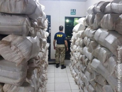 Motorista foi preso transportando 6,5 toneladas de maconha