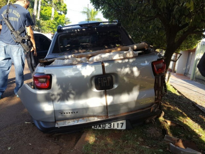 Traficante que perdeu roda de carro na fuga é brasileiro, mas mora no Paraguai