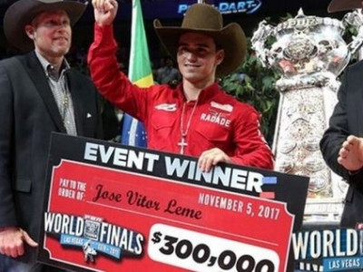 Revelação do ano nos rodeios, campeão em Las Vegas é de MS