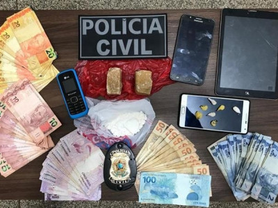 Polícia Civil de Maracaju apreende drogas e prende traficante na Vila Moreninha