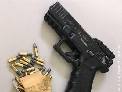 Homem exibe arma na internet e vai preso com pistola austríaca