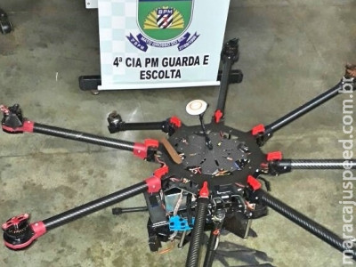 Polícia abate drone tentando levar drogas na PED