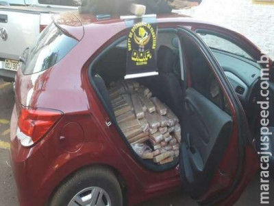 Ônix é apreendido abarrotado de maconha