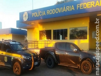Caminhonete furtada no litoral de SC é recuperada em MS