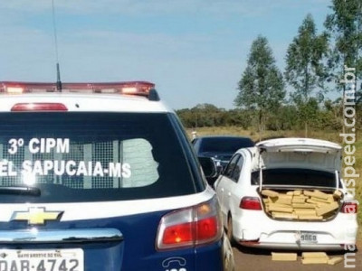 Três são presos com carregamento de 686 quilos de maconha