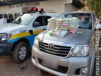 Motorista é preso com 40 kg de cocaína no tanque de Hilux