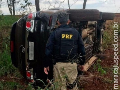 Suspeito é preso após tombar veículo roubado em SP na BR-163