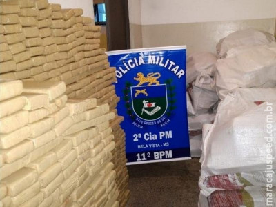 Traficante abandona Ranger carregada com 2 toneladas de maconha