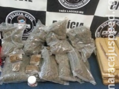 Trio usava loja como fachada para traficar a super maconha