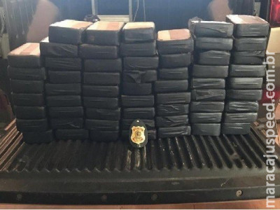 Em oficina, PF apreende Fiat Strada com 63 quilos de cocaína