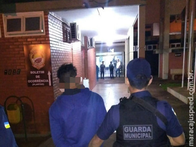 Homem com Mandado de Prisão e preso pela Guarda Municipal