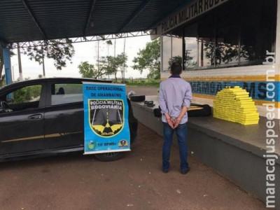 Na rota da droga, maconha é transportada até no banco de carro