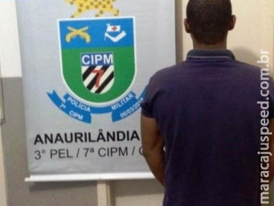 Suspeito de matar padrasto a facadas é preso pela PM