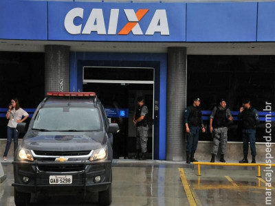 Tentativa de roubo em agência bancária mobiliza policiais