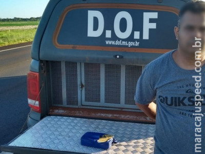 Homem é preso com ‘tijolo’ de crack na BR-463