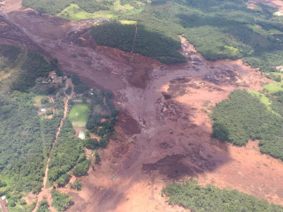 Barragem da Vale se rompe em Brumadinho, na Grande BH