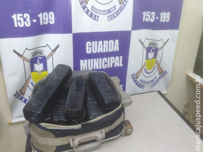 Guarda Municipal apreende maconha abandonada
