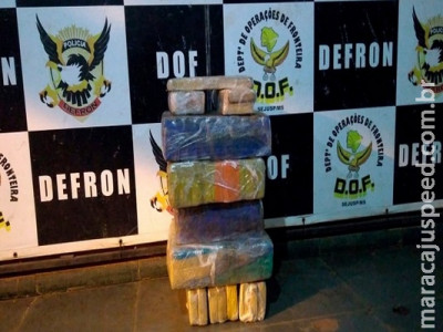 Homem é preso com pouco mais de 40kg de maconha