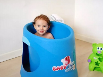  Banho de ofurô desenvolvido no Brasil ajuda crianças a relaxar e se divertir