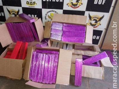 Motorista que viaja com filho é preso com 225 quilos de maconha