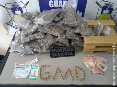 Super maconha e munições são apreendidos em Dourados