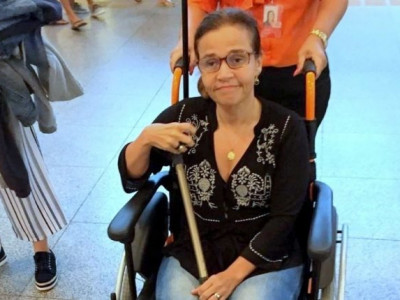  Inconsciente, Claudia Rodrigues é internada às pressas no Rio