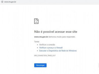 Queima de transformador provoca a queda de sistemas do Governo