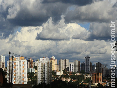 Segunda-feira será nublada com pancadas de chuva em MS