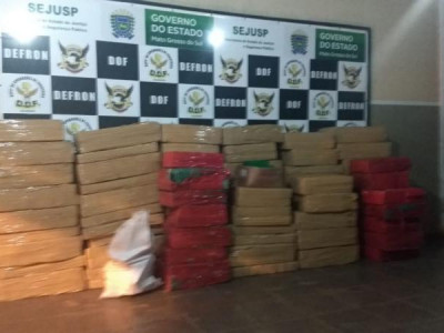 DOF apreende duas toneladas de drogas em Paranhos