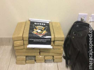 Gaúcho é preso com 30kg de maconha em ação conjunta