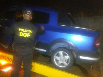 Adolescente com veículo roubado no Paraná foi apreendido pelo DOF na região de Naviraí