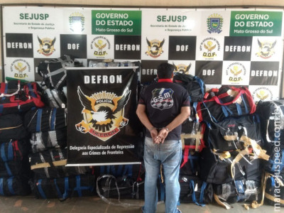Morador de Dourados é preso com carreta cheia de droga