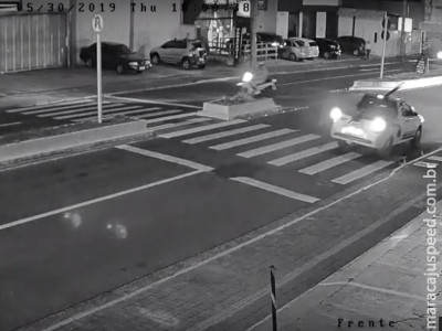 Vídeo mostra momento em que motos colidem em acidente com morte