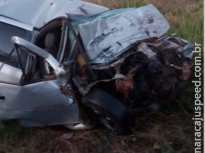 Acidente entre caminhão e Gol mata homem de 49 anos em MS