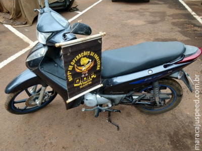 Motocicleta furtada é localizada em Dourados