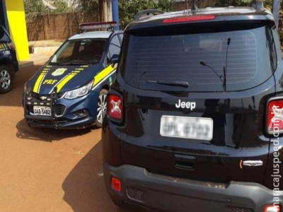 Veículo furtado em São Paulo é recuperado em MS