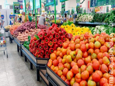 Alimentos pesam e inflação fica 0,25% negativa em agosto na Capital 