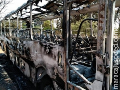 Preso homem que colocou fogo em ônibus e caminhonete em MS