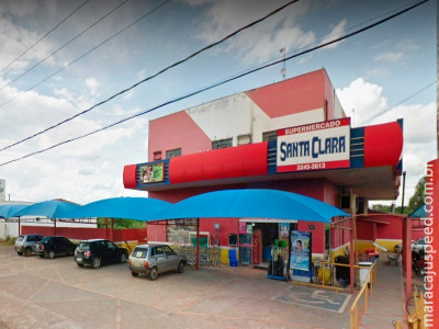 Bandidos ‘fazem o limpa’ em supermercado de Anastácio