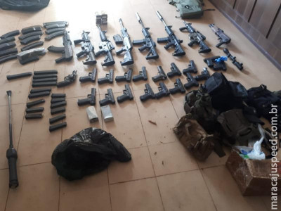 Casa onde foi encontrado arsenal pertencia à família Name