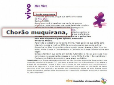 Chamado de "Chorão Muquirana", cliente terá indenização de R$ 5 mil