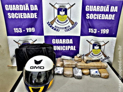 Adolecente é apreendido com maconha pela Guarda Municipal