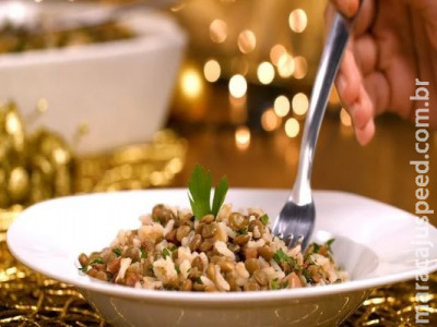 Arroz com lentilha